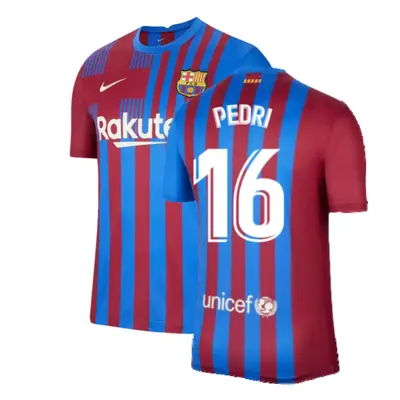 (XL) Barcelona Home Shirt (PEDRI 16)