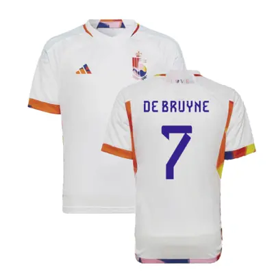 (XXL) Belgium Away Shirt (Kids) (DE BRUYNE 7)