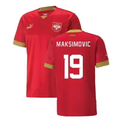 (M) Serbia Home Shirt (MAKSIMOVIC 19)