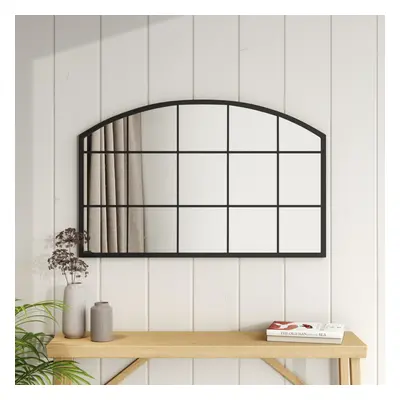 Arched Wall Mirror for Decor Modern Black Framed Wall Mirror