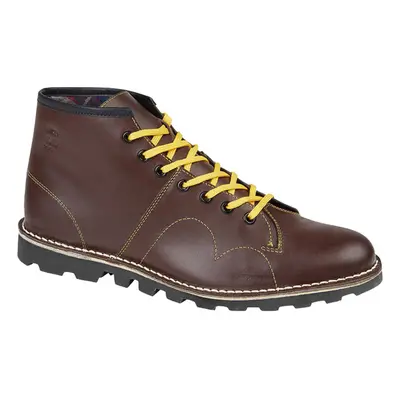 (5 UK, Wine) Grafters Heritage Unisex Leather Monkey Boots