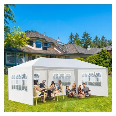 (3X6M-4 Sides) 3x3M 3x6M 3x9M Garden Gazebo Marquee Party Tent Canopy Waterproof