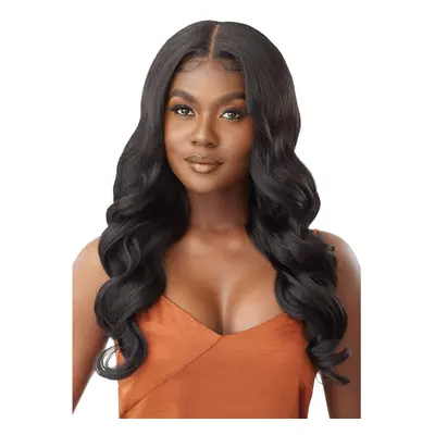 Outre - 5x5 Lace Closure Wig - Human Hair Blend - Body Curl 24"" (OFF