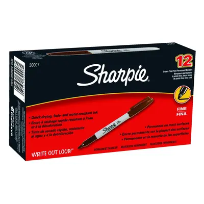 Sharpie Fine Point Permanent Markers, Brown Markers (30007)