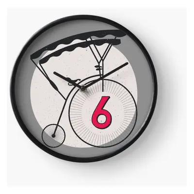 (The Prisoner Penny Farthing Number Vintage Design=5661) Wall Clock Inch Funny Mantel & Tabletop