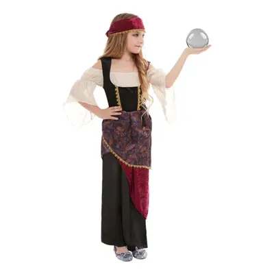 (10-12 Years, Multicoloured) Smiffys Girls Deluxe Fortune Teller Costume Set