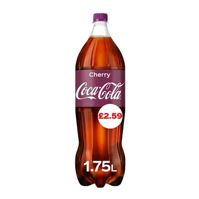 Coca-Cola Cherry 1.75L PM ?2.59 (Case of x 1.75ltr)