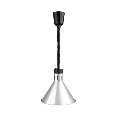 Buffalo Conical Retractable Heat Shade Silver Finish