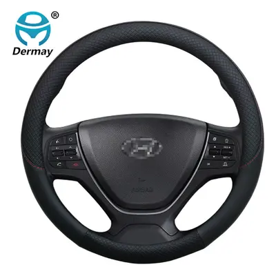 for Hyundai i20 MK1 MK2 MK3 Inokom i20 Elite i20 Car Steering Wheel Cover