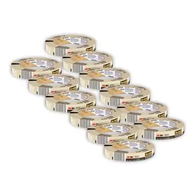 3M MMM202018AP-12 Roll Masking Tape - mm - Pack of