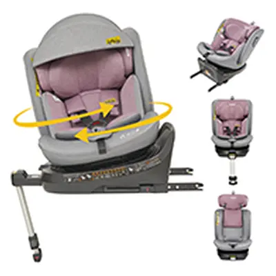 (Pink) Jovikids Car Seat with isofix years Group 0/1+2+3