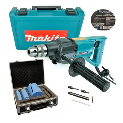 Makita Diamond Core Drill Rotary Percussion 240V + Plumbing PC Core Set