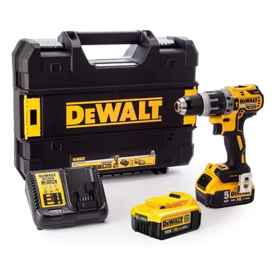 Dewalt DCD796 18v Brushless Combi Hammer Drill x1 4ah x1 5ah Battery XMS18CD18V