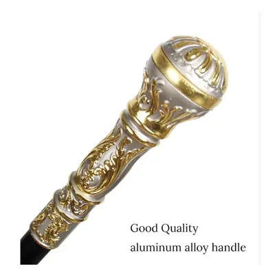 (orange) Gold With Silver Walking Stick Man Fashion Walking Stick Lady Party Walking Canes Elega