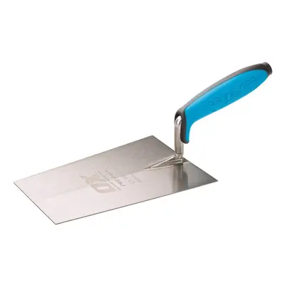 OX Pro Bucket Trowel with Duragrip Handle Stainless Steel - 180mm