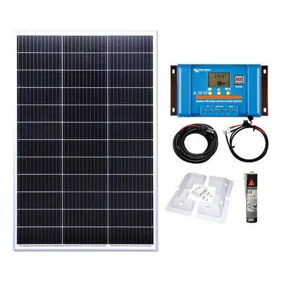 Victron 150w Solar Panel Kit battery charging PWM-USB Controller brackets