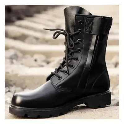 (black, 39) Combat Boots Men&apos;s Military Boots Autumn And Winter High-top Security Shoes Mil