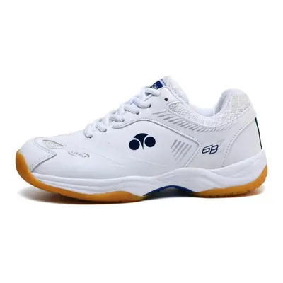 (white,blue, 39) New High-quality Shock-absorbing Anti-skid And Wear-resistant Badminton Shoes T