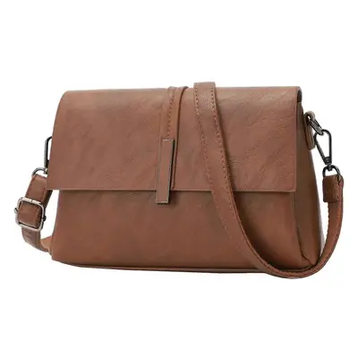 (Yellow Brown) Crossbody Bags for Women, PU Leather Purses Trendy Designer Handbags Evening Clut