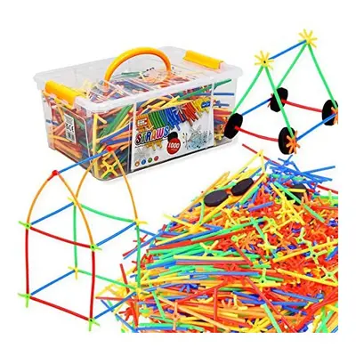 xwin sportseries Pieces, Construction Straws and Connectors Toys, Fort Building Toys for Kids, S