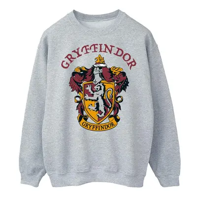 (M, Sports Grey) Harry Potter Womens/Ladies Gryffindor Crest Sweatshirt