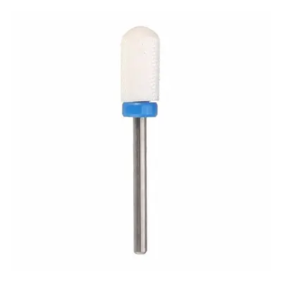 Round White Nails Drill Bits Electric Nail Grinding Machine Head Ceramic Mounted Point Polish To