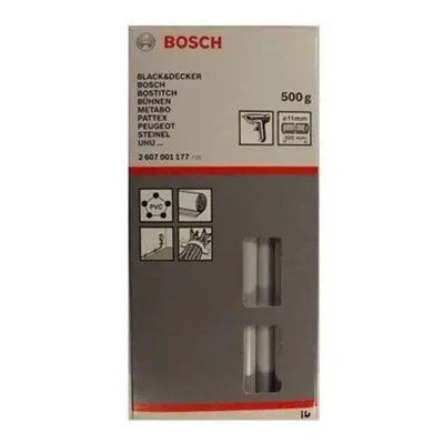 Bosch Glue Sticks for Glue Guns, 11mm x 200mm, Grey, Pack of