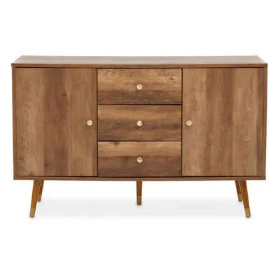 Functional Sideboard, Intricate Detailing Two Door Sideboard, Sturdy And Durable Industrial Side