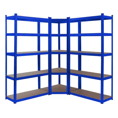 AREBOS Set of Heavy Duty Corner Shelving Storage Shelving Boltless Shelving Cellar Shelving