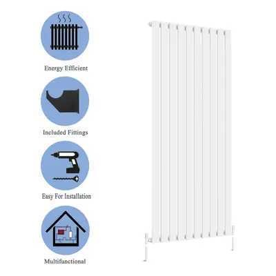 (White, 1800*680mm?single)) Flat Panel Column Radiator