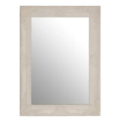 Premier Housewares Rectangular Wall Mirror/ Classic Mirrors For Bathroom / Bedroom / Garden Wall