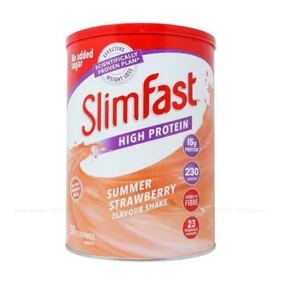 Slimfast High Protine Summer Strawberry Flavor Shake 1.825kg