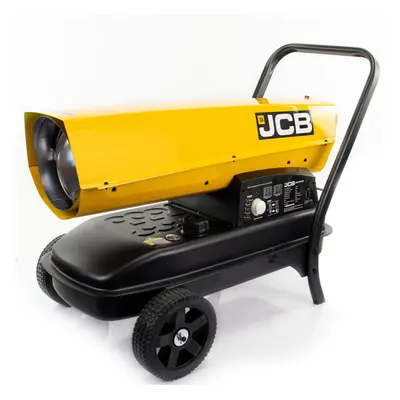 JCB 140,000BTU / 37kW Diesel Space Heater, 800mÂ³ Coverage, Kerosene or Diesel, Thermostat : JCB