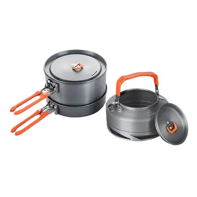 Camping Cookware Utensils Dishes Camp Cooking Set Hiking Heat Exchanger Pot Kettle Outdoor Touri