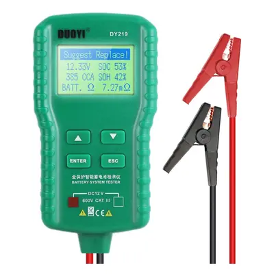 12V Digital Car Battery Tester AH CCA Voltage Current Battery Load Analyzer Multifunction Diagno