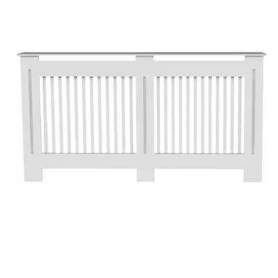 (L(H92 X W152 X D19cm)) Wooden Radiator Cover Heating Cabinet White