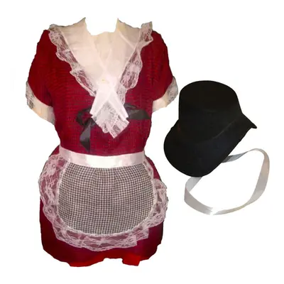 (UK 8-10) Women's Traditional Welsh Lady Costume Set