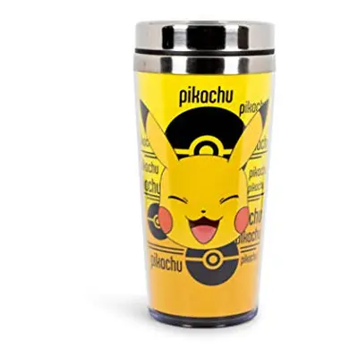 Pokemon Pikachu Travel Mug With Stainless Steel Lid