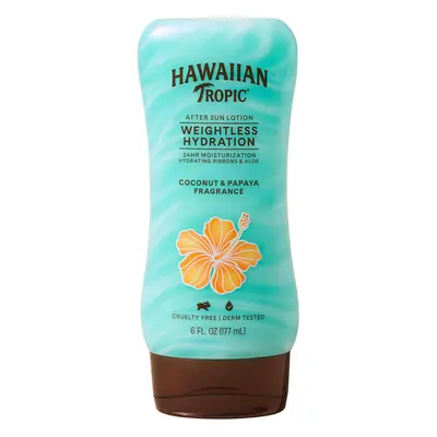 Hawaiian Tropic Weightless Hydration After Sun Lotion with Aloe 6oz Twin Pack | Hawaiian Tropic 