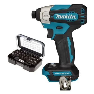 Makita DTD157Z 18v LXT Cordless Brushless Impact Driver + Makita 30pc Bit Set