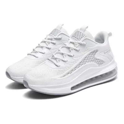 (white, 44) Summer Men&apos;s Large Size Outdoor Leisure Sports Running Shoes Tennis Sneakers