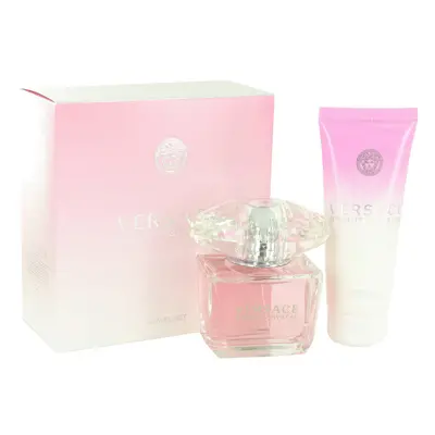 Versace Bright Crystal Gift Set 90ml EDT Spray + 100ml Body Lotion