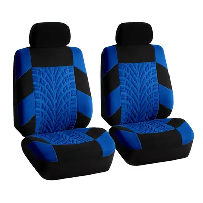 FH Group Car Seat Covers Front Seats Only Blue Travel Master Seat Cove