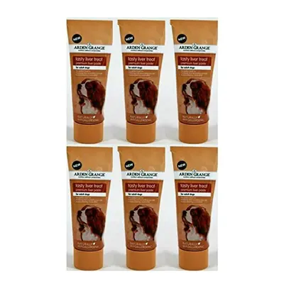 6 x 75g Arden Grange Liver Paste Dog Treat