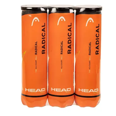 HEAD Radical Tennis Balls, Triple Pack (12 Balls)