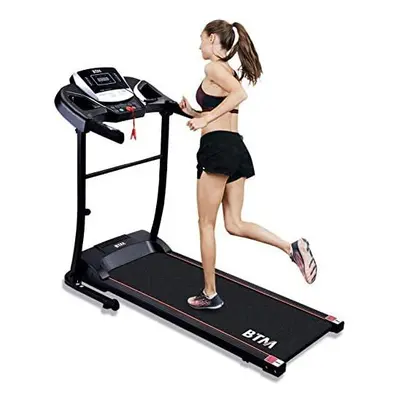 Merax BTM Treadmill Electric Folding Treadmill,12 Preset Programs,LED Display,USB & Speakers,98%