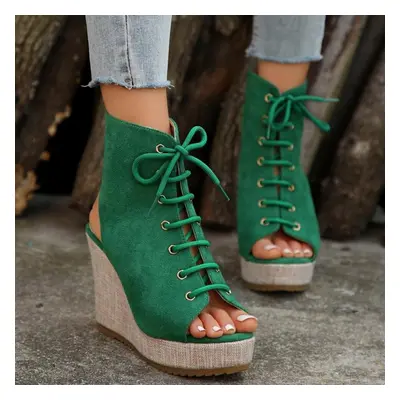 (green, 38) Fashion Women&apos;s Shoes New Style Fashion Sandals With Heel And Open Toe Suit Wom