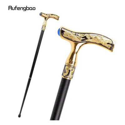 Crane Walking Cane Blue Gemstone Fashion Decorative Walking Stick Gentleman Elegant Cosplay Cane