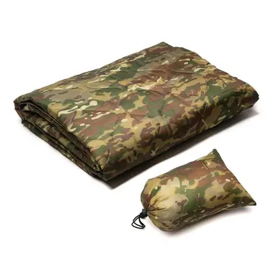 (as the picture, Cp) Menfly Camouflage Camping Quilt Portable Camp Accessories Picnic Thermal Bl