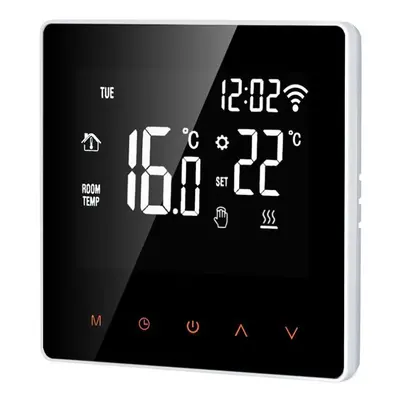 (white, Wi-Fi) Digital Smart Wifi Programmable Thermostat Temperature Controller Home Hotel 16a